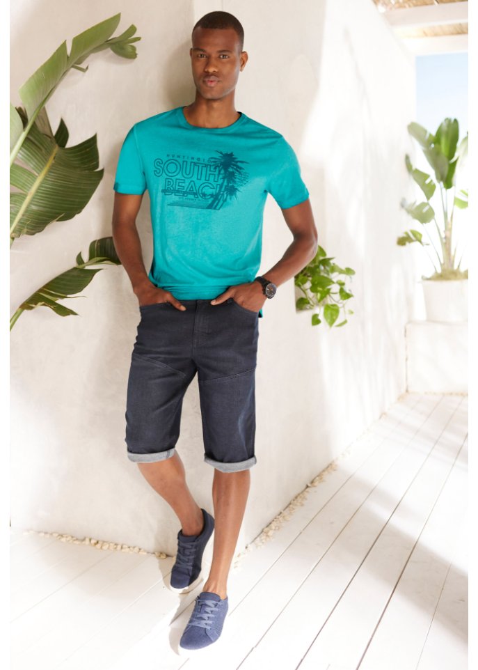 Stretch-Long-Bermuda, Regular Fit