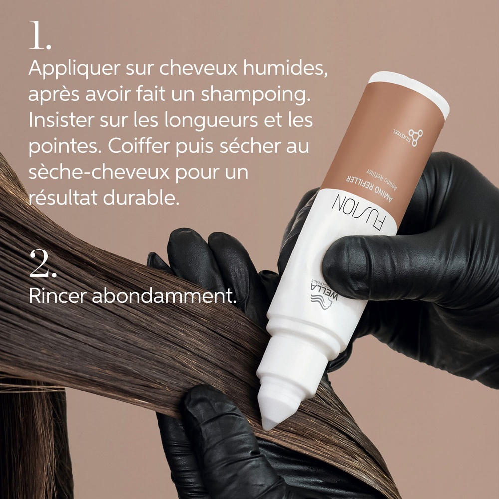Wella Fusion Amino Refiller pour cheveux abîmés et fragilisés Soin Professionnel