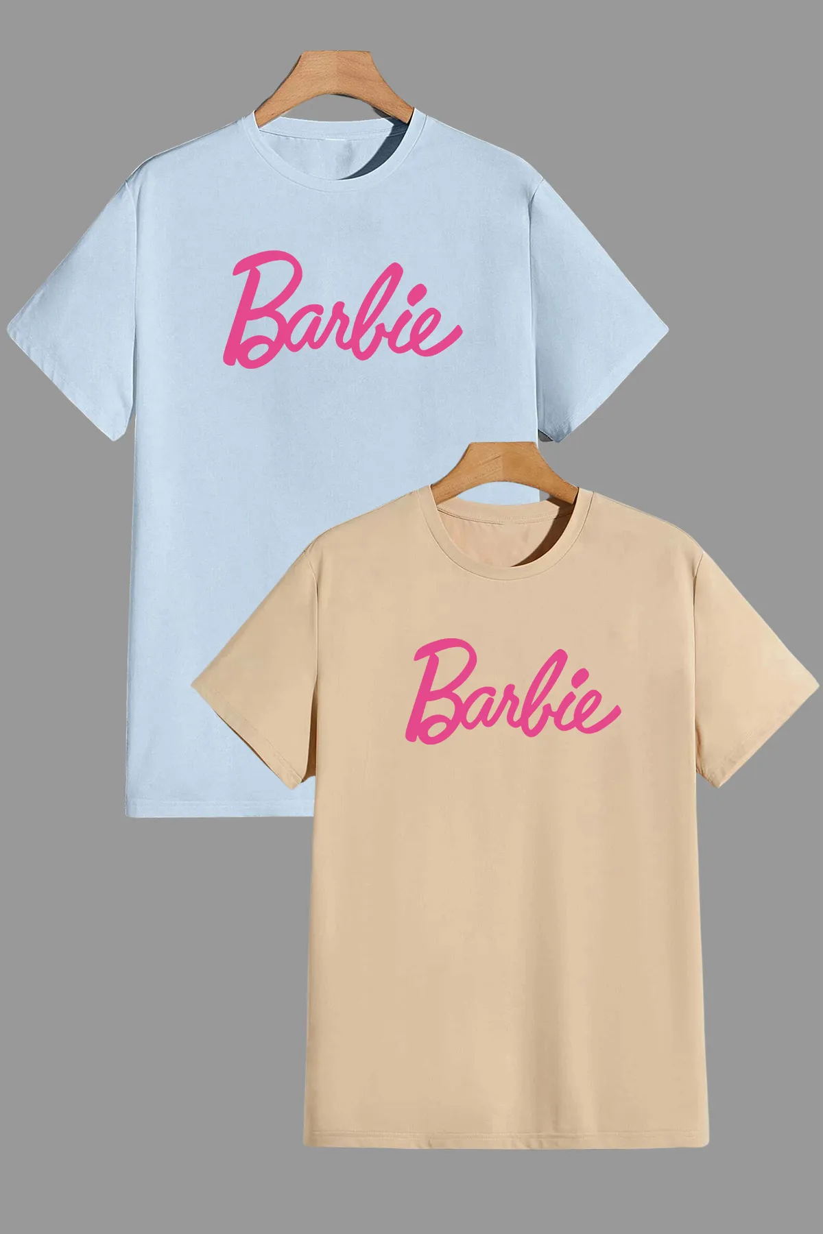 uyguntarz  Bedruckte Oversize-T-Shirts für Damen im 2er-Pack