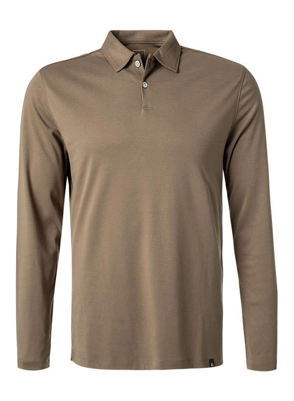BOGGI MILANO, Polo-Shirt, Baumwoll-Jersey geruchshemmend, braun
