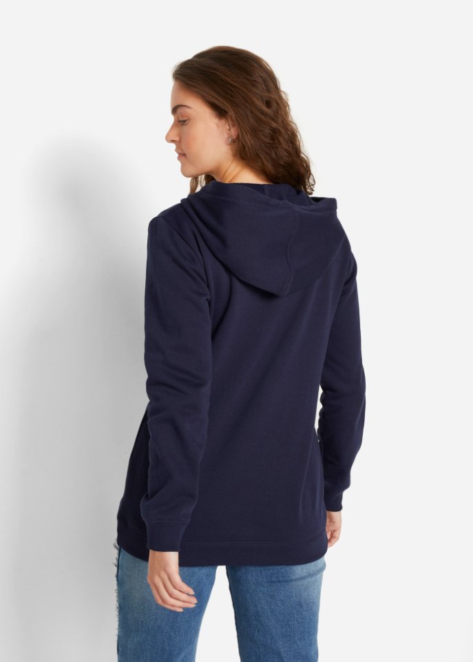 Long-Sweatjacke
