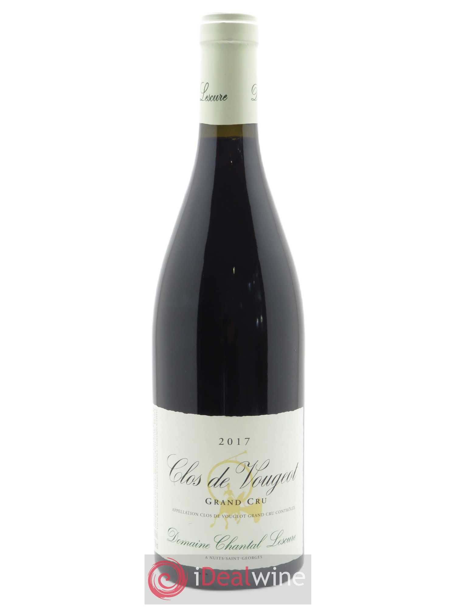 Clos de Vougeot Grand Cru Chantal Lescure  2017 - Lot de 1 Bouteille