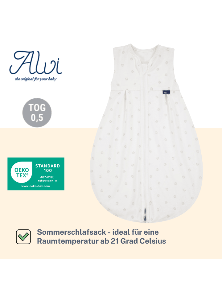 Alvi Mäxchen Sommer Schlafsack light Exclusiv in Mother Nature & Me günstig kaufen 110