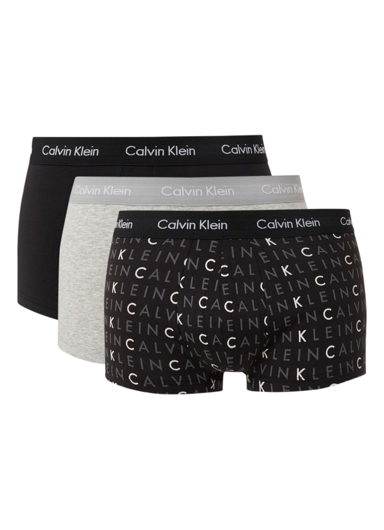Calvin Klein Boxer Shorts with logo waistband in a 3-pack
