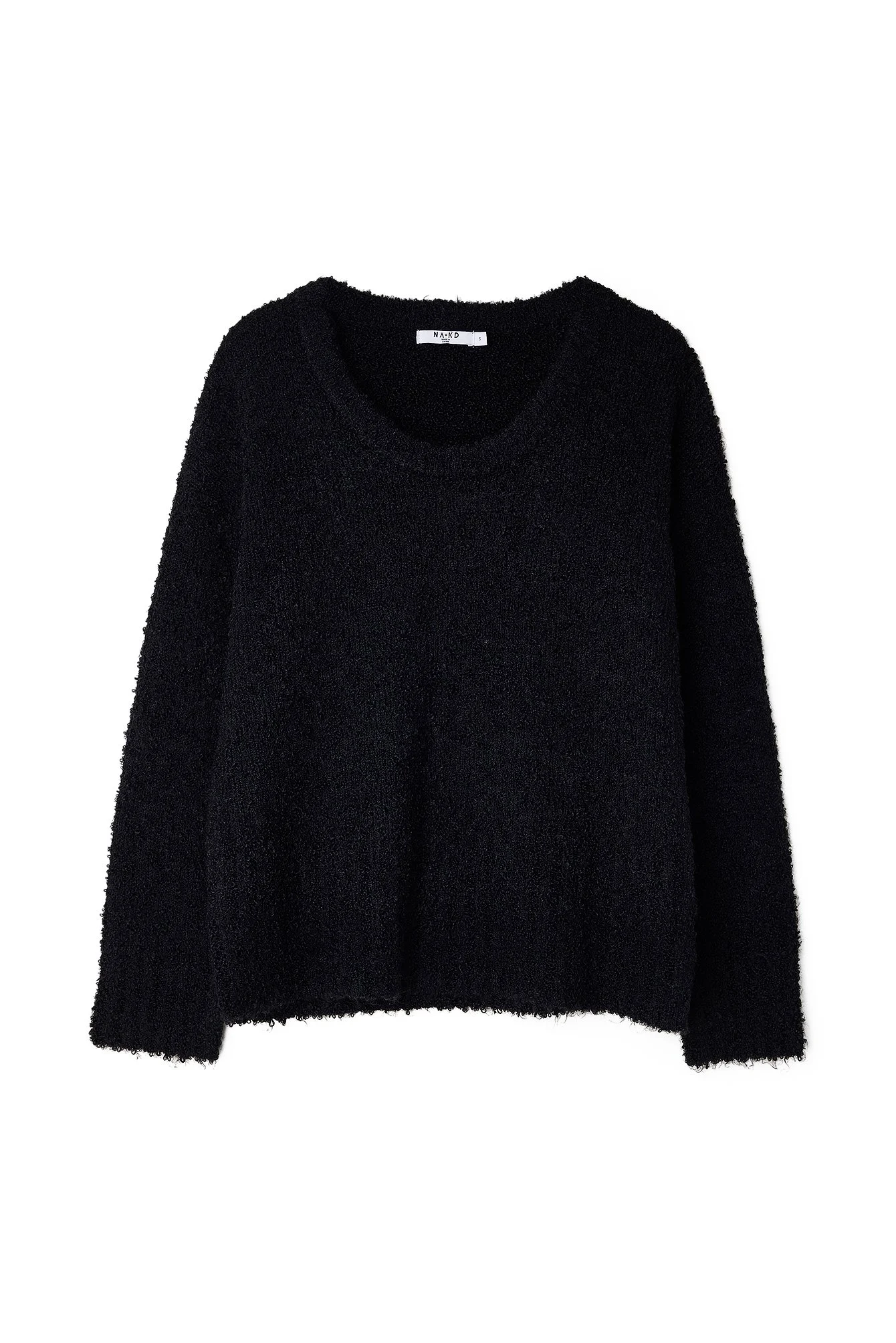 Strickpullover mit rundem Ausschnitt