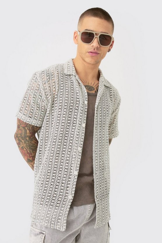 Gestreiftes Oversize Hemd