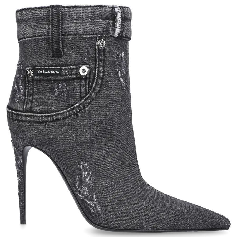 Dolce & Gabbana - Stiefeletten CT0900 Denim - schwarz