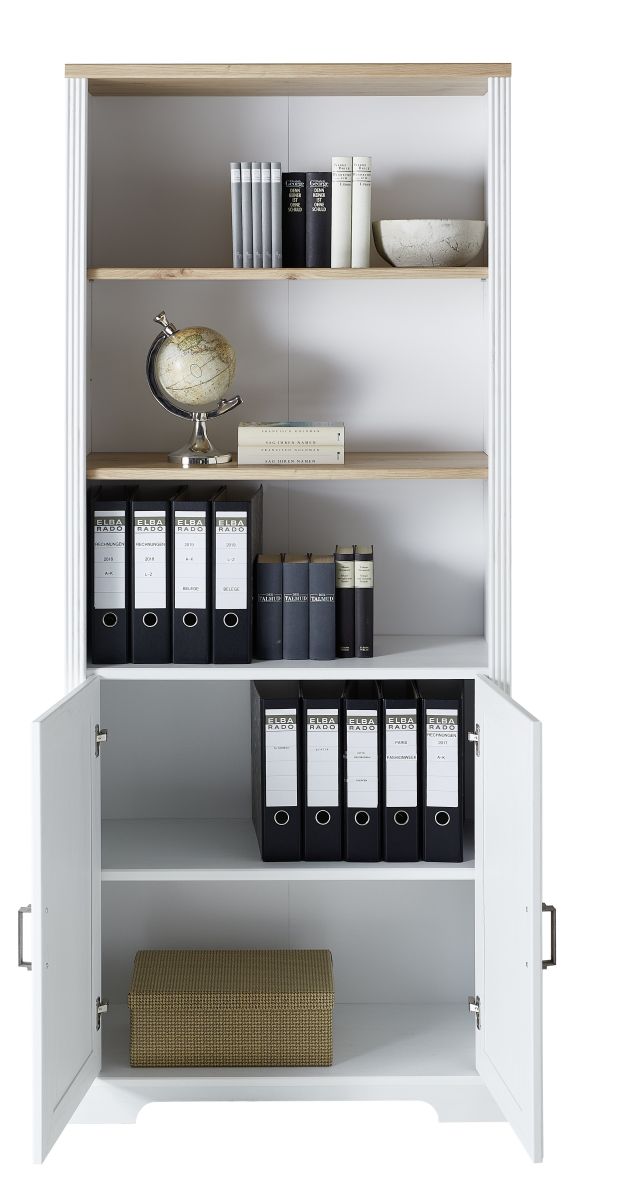 Aktenschrank Jasmin offen Eiche Pinie