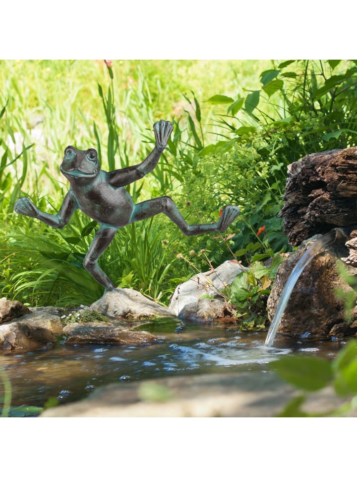 relaxdays Gartenfigur Frosch in Grün - Größe L günstig kaufen onesize