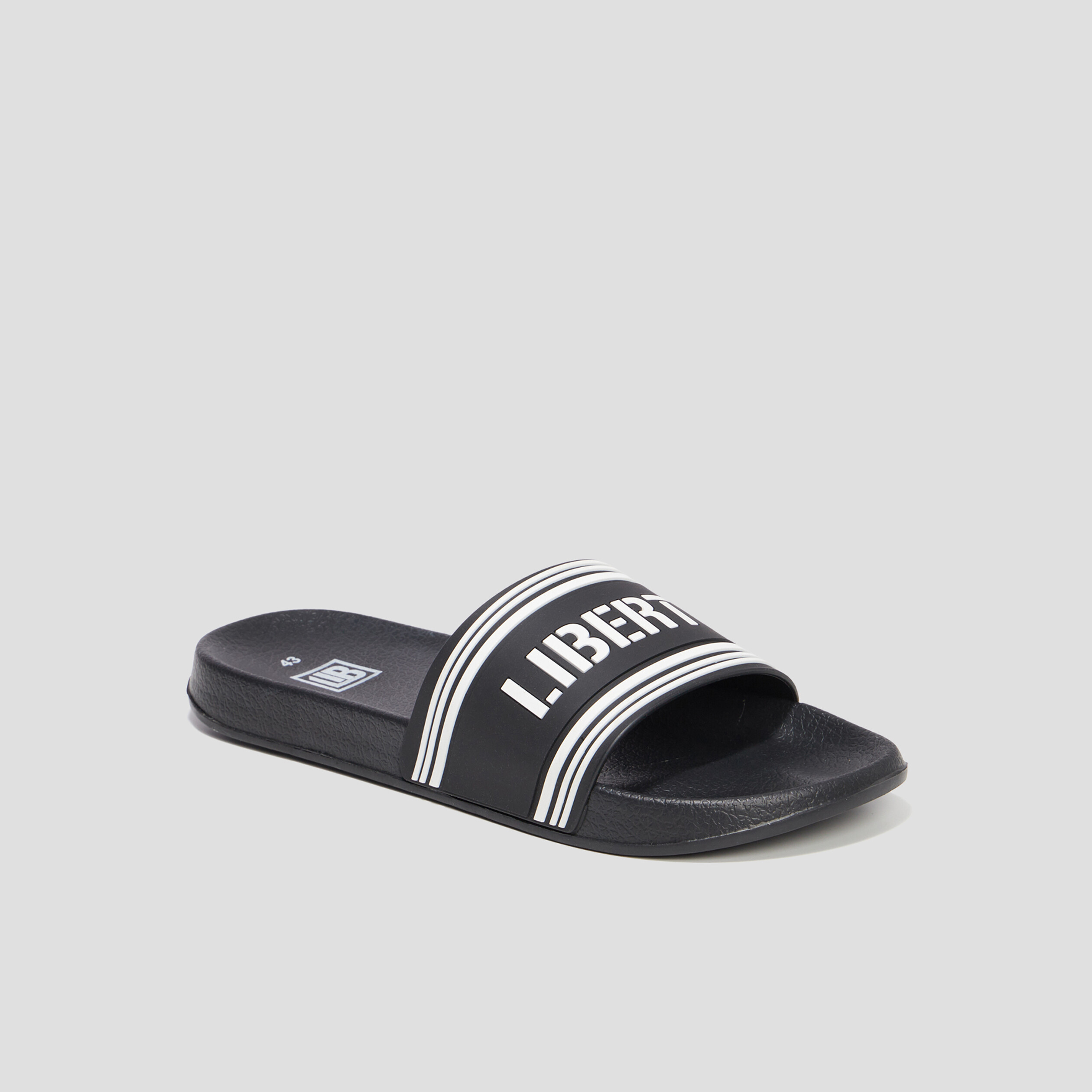 Mules Liberto noir homme | La Halle