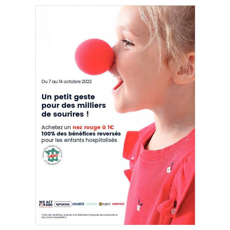 Nez rouge pour offrir un sourire