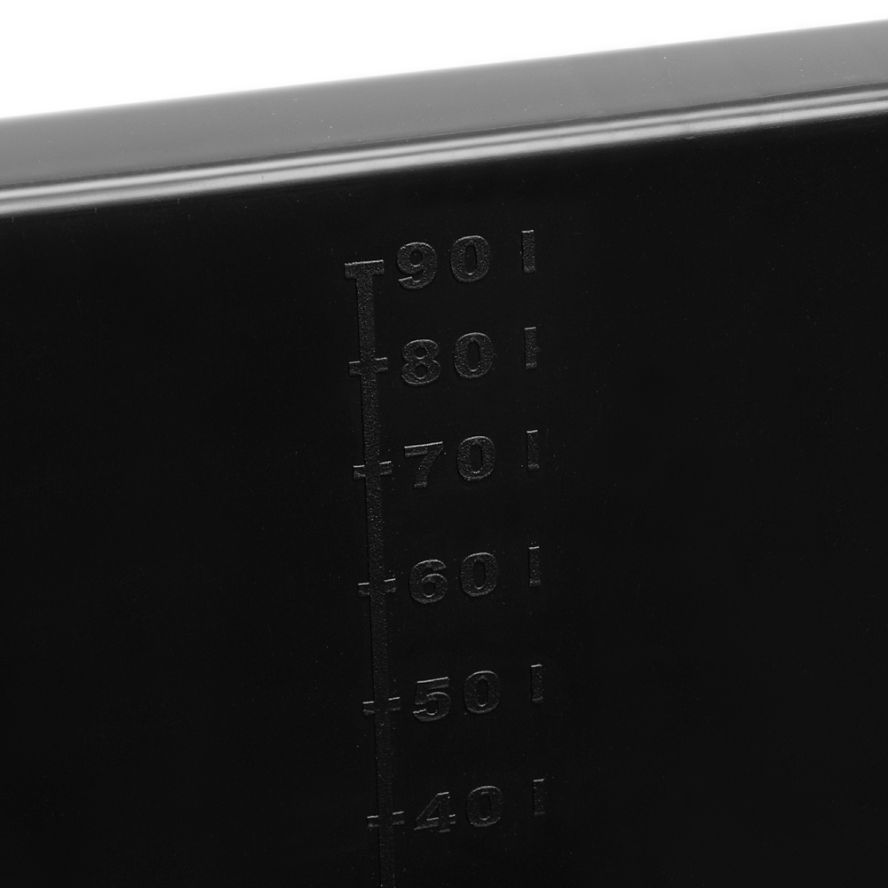 Casaria Deuba Fahrradanhänger mit 90Ltr. Kunststoffwanne