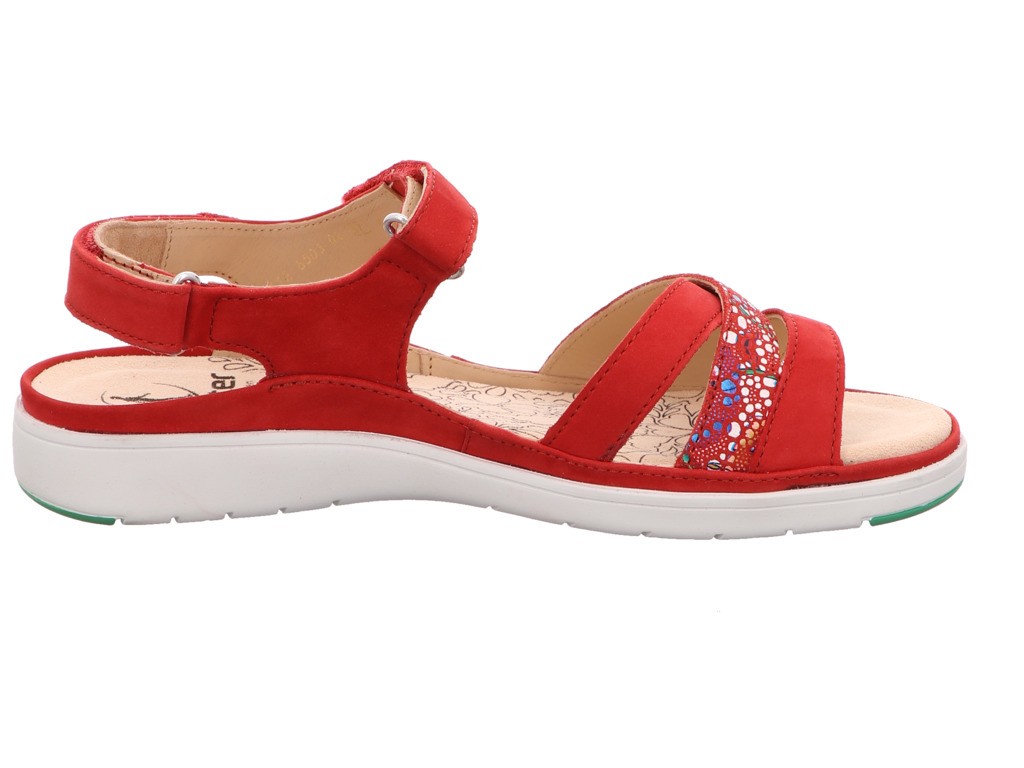 GANTER Klassische Sandalen rot Gina