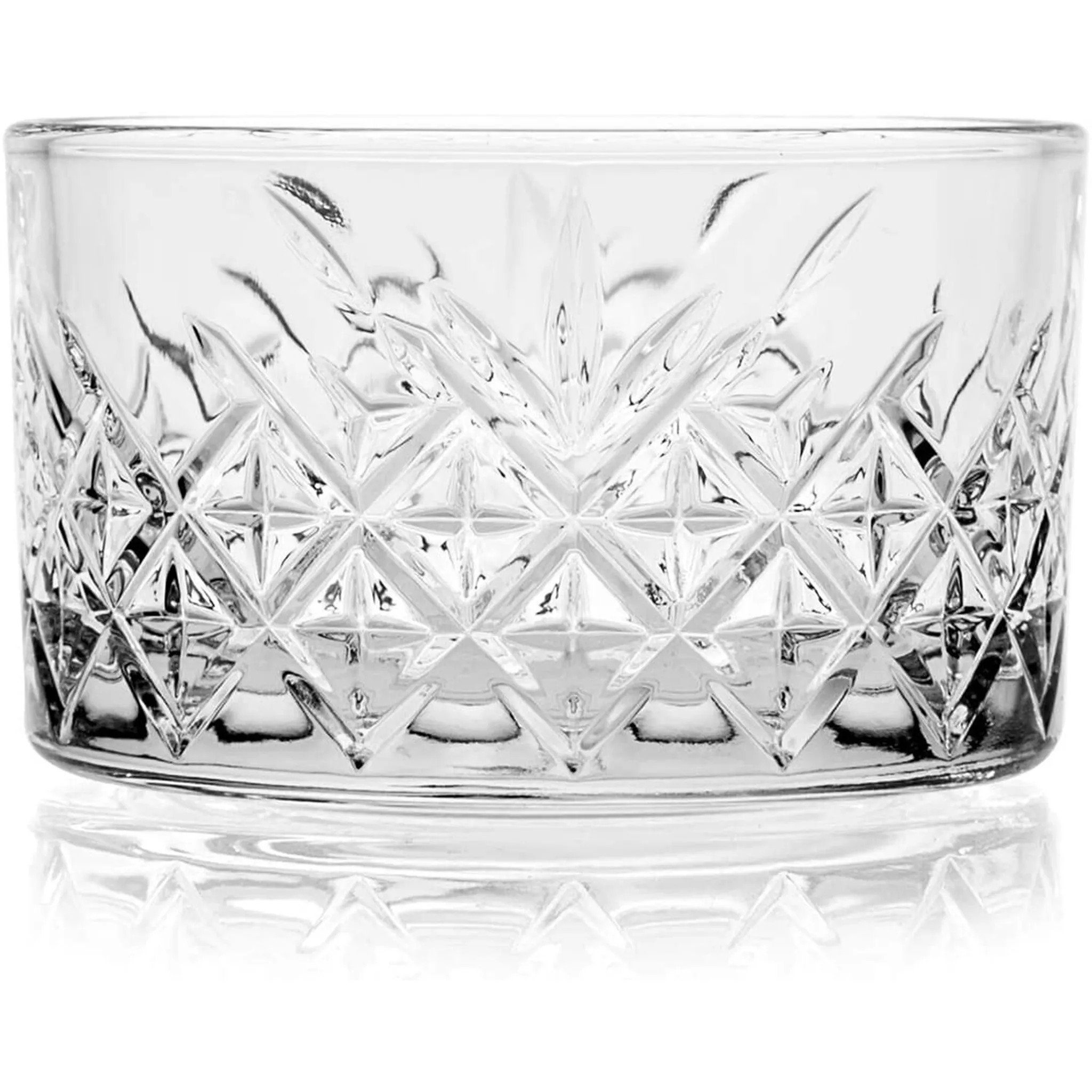 Pasabahce Snackschale Timeless, Glas, (Packung, 4-tlg), Timeless Glasschüsseln 4-er Set, Glasschalen, Knaberschüsseln 225 ml