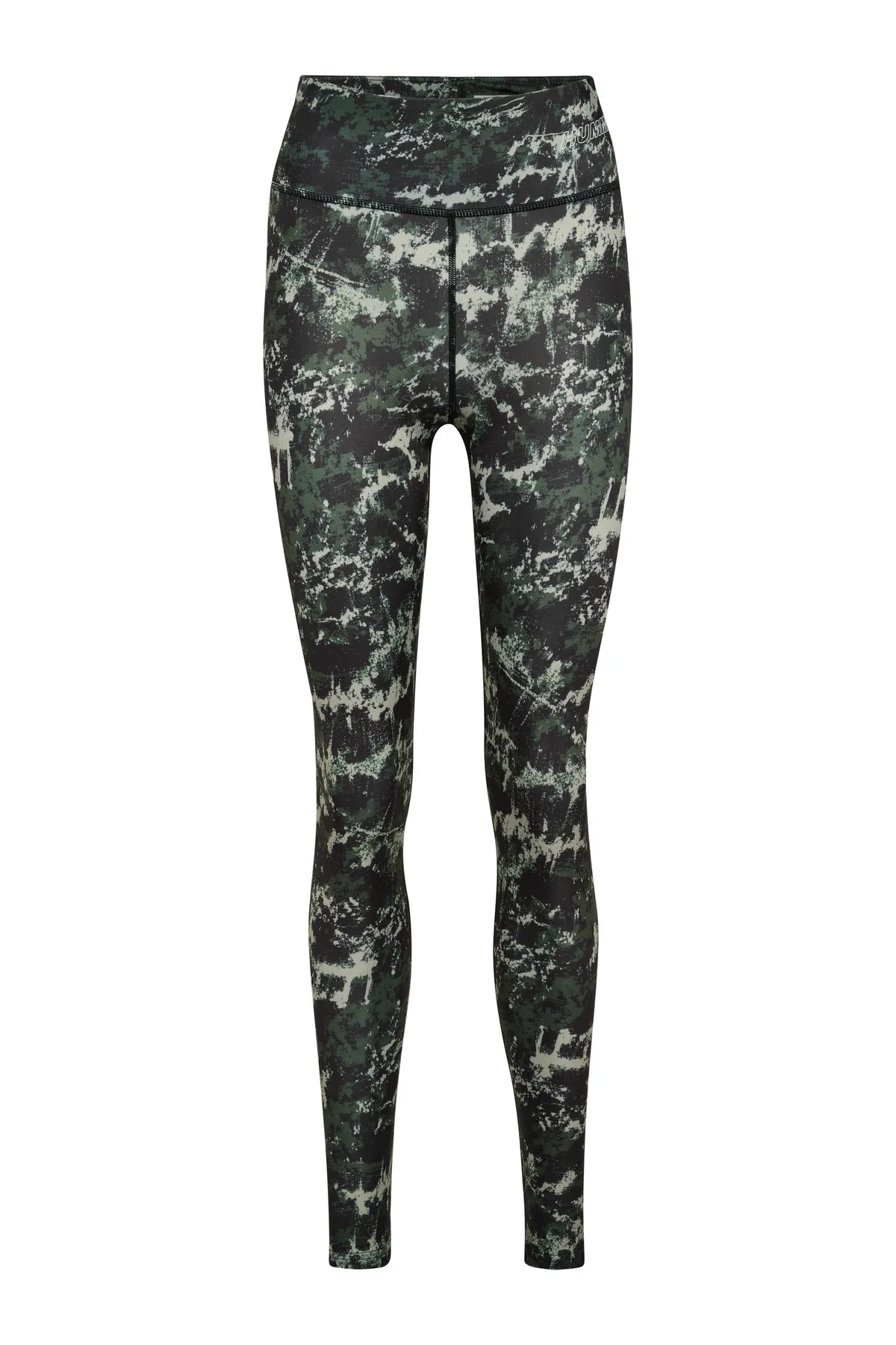 hummel  Sport-Leggings - Grün - Mittlerer Bund