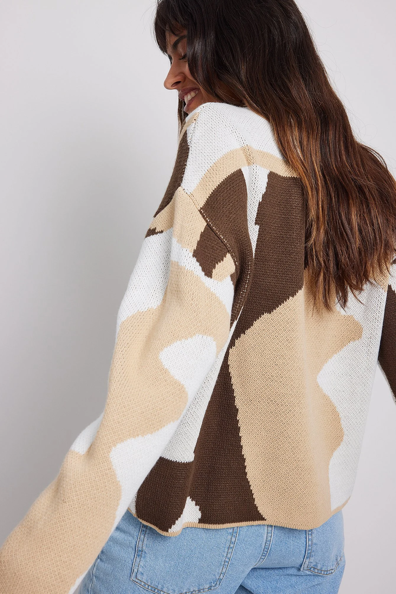 Jaquard-Strickpullover