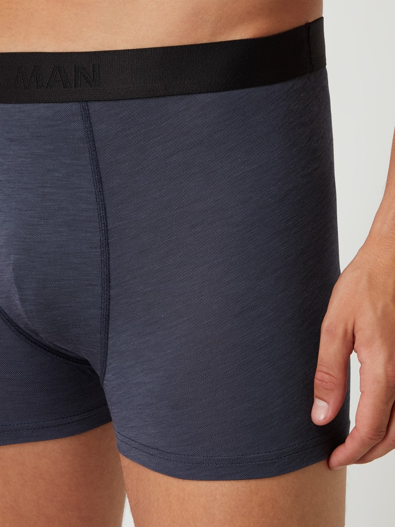 Trunks aus Jersey im 2er-Pack in rauchblau
