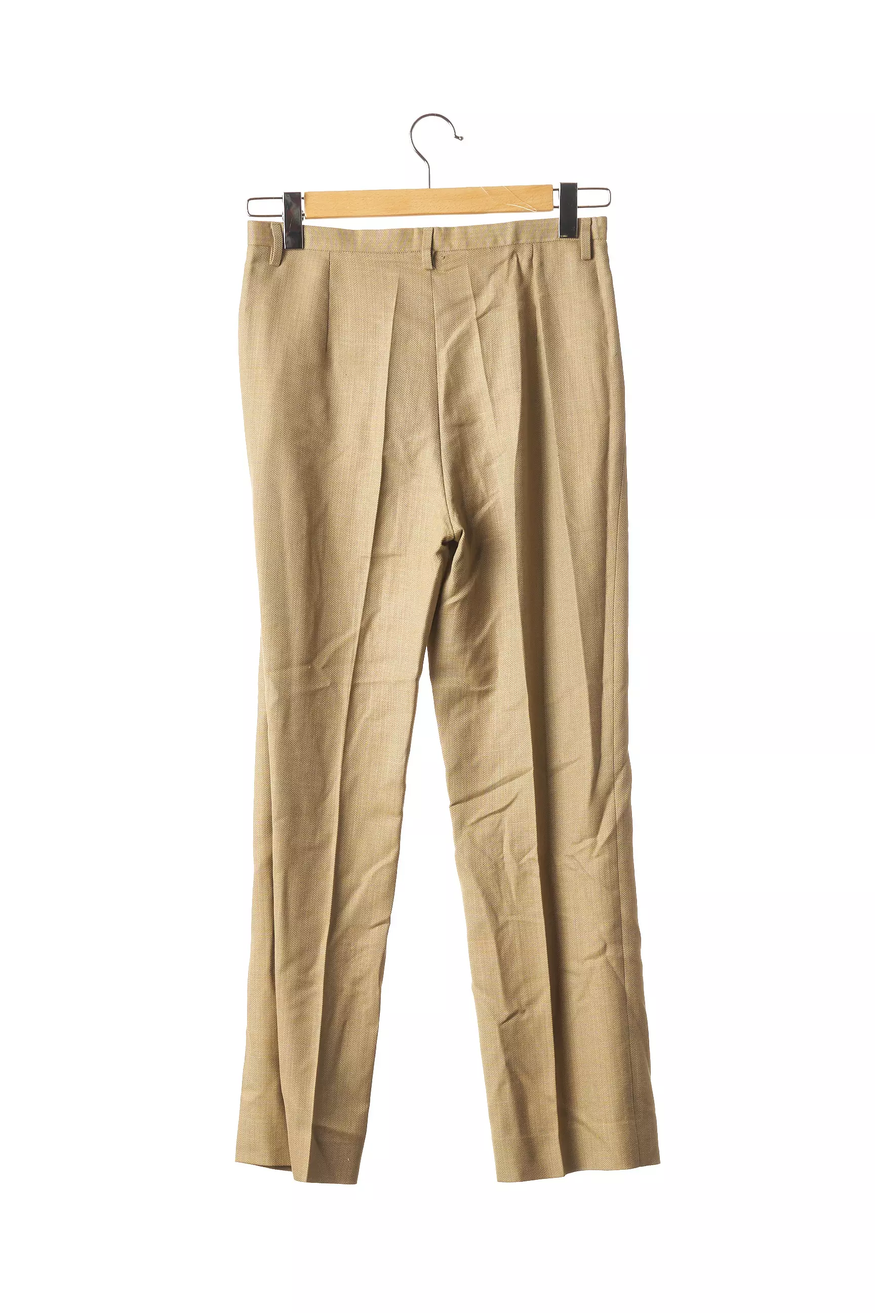 Axxon Marcus Pantalons Droits Femme couleur beige