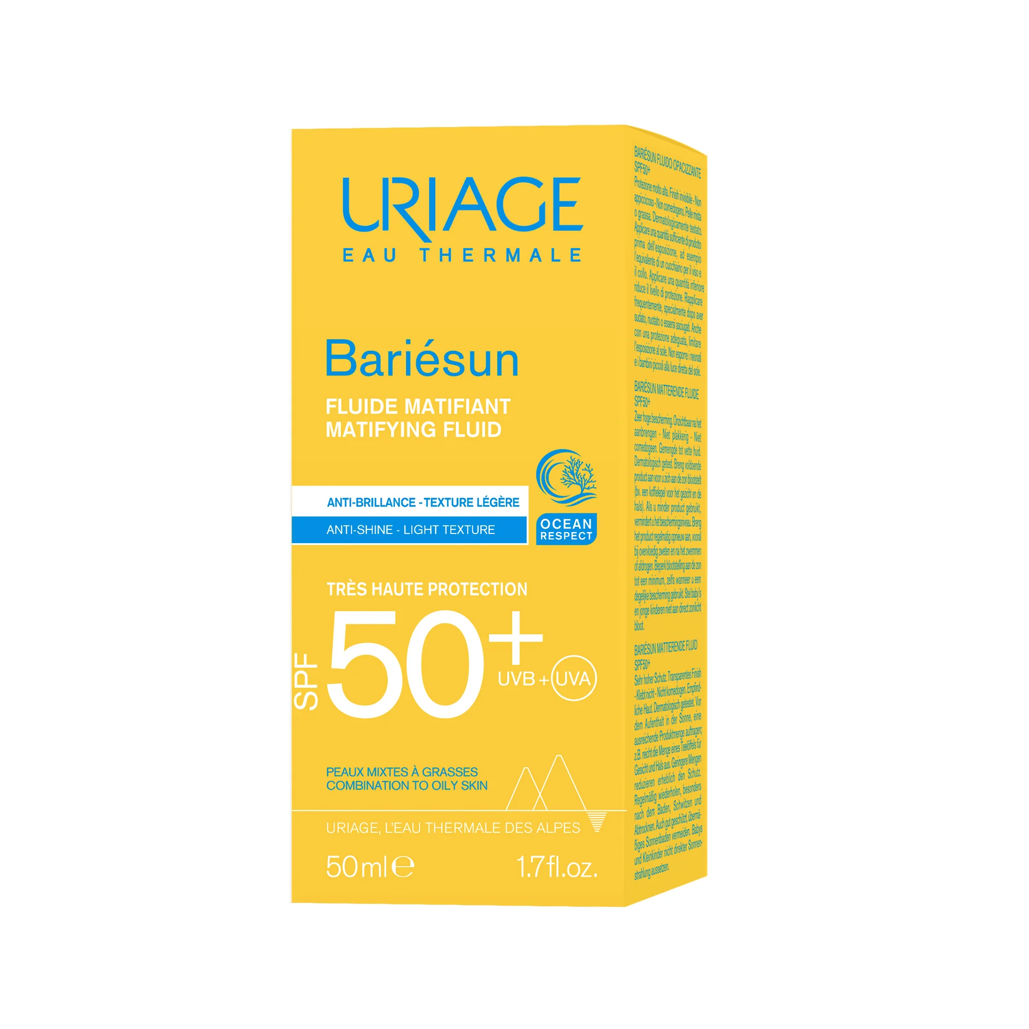 BARIESUN Fluid Mat Face SPF50+ - Krema za sunčanje za lice s visokom zaštitom.