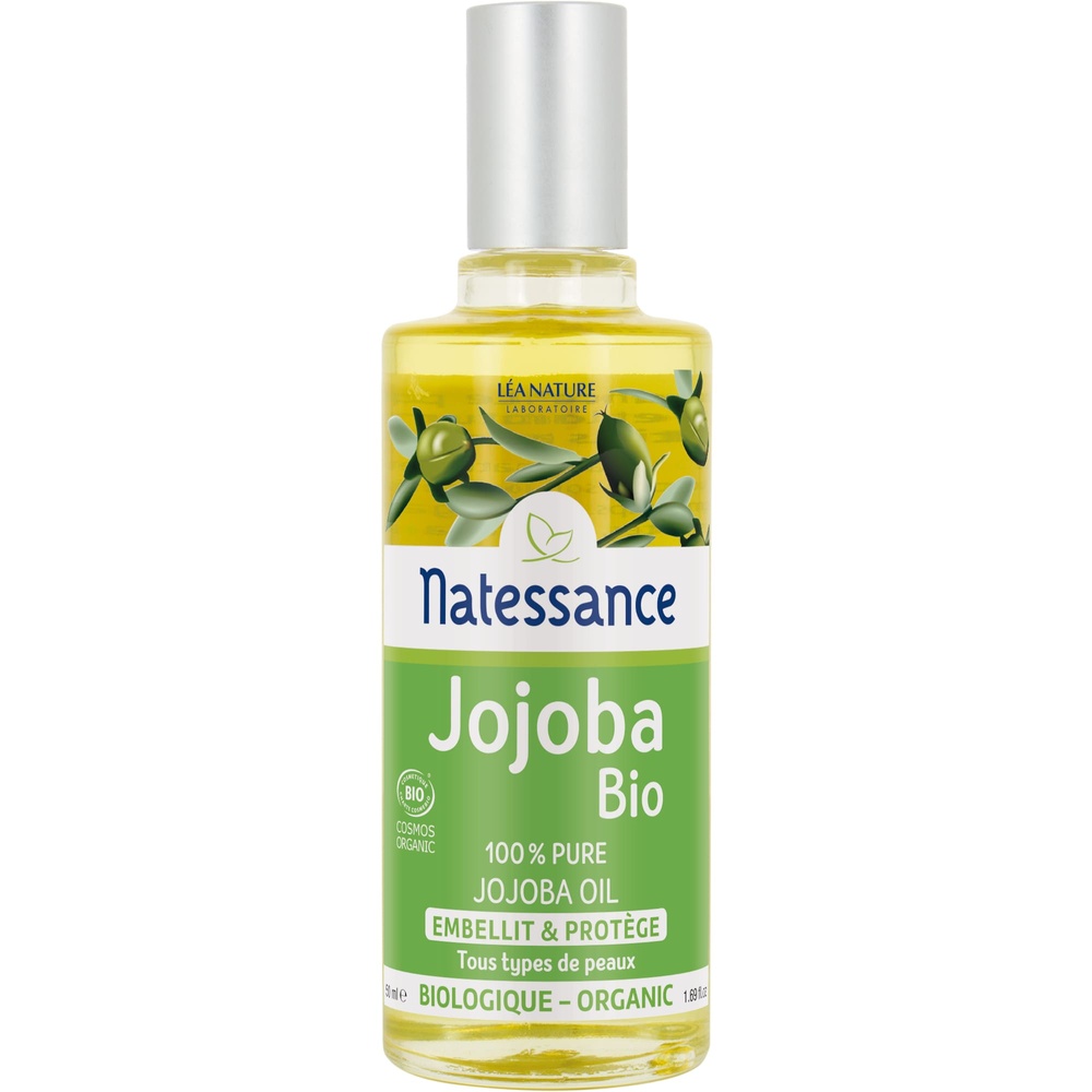 natessance Huile de Jojoba bio - 100% pure - embellit et protège Huile