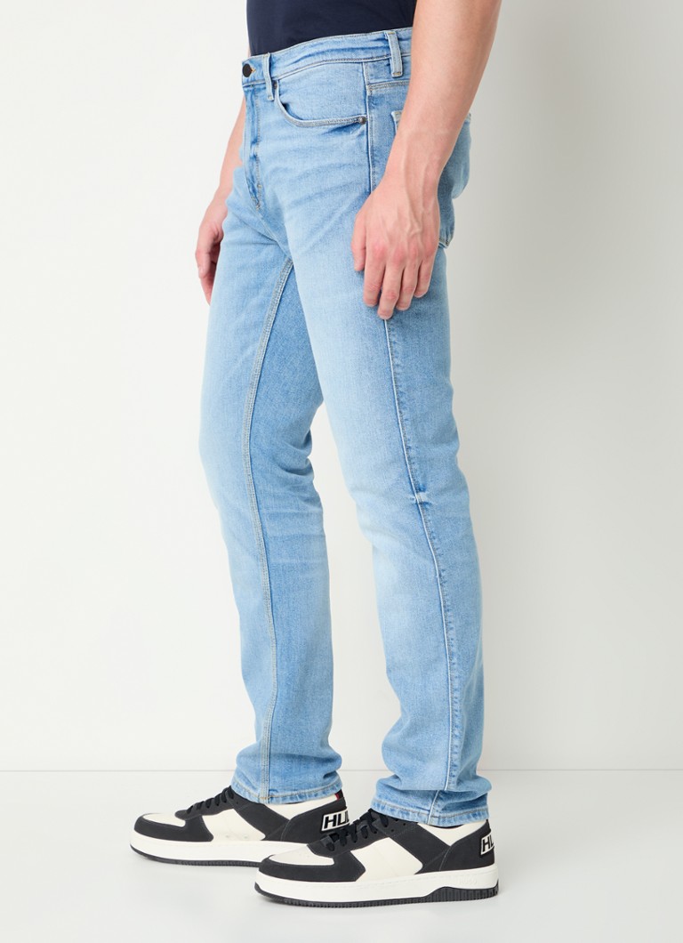Blugi HUGO BOSS 708 slim fit, spălare deschisă