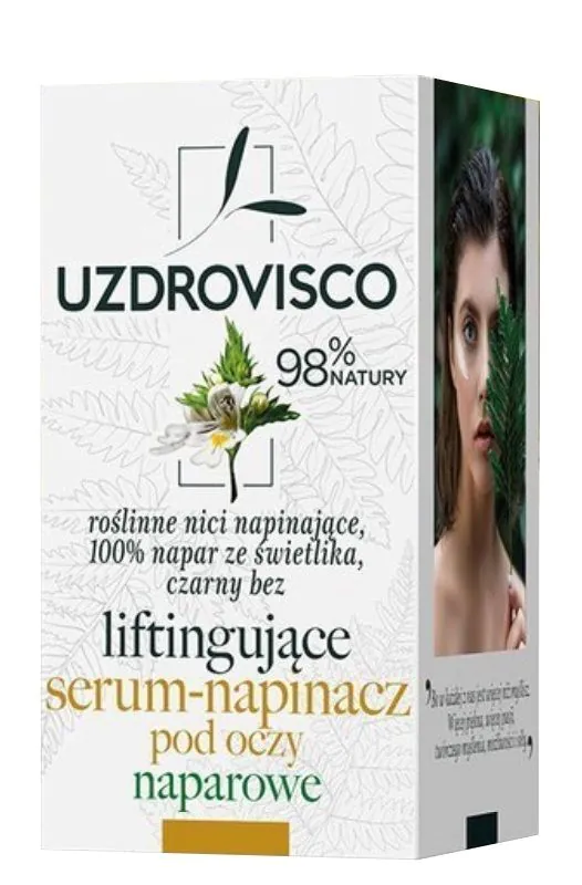 Uzdrovisco akių švytėjimo stangrinamasis paakių serumas