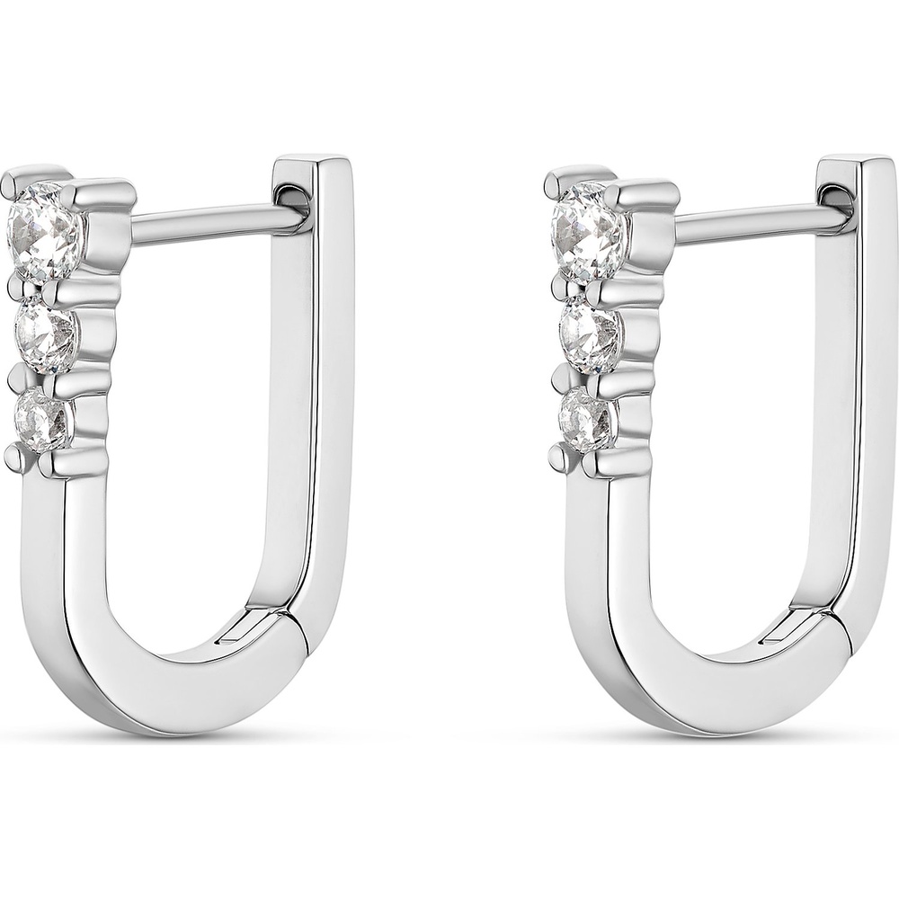 FAVS Créoles 925 Argent Boucles d'oreilles