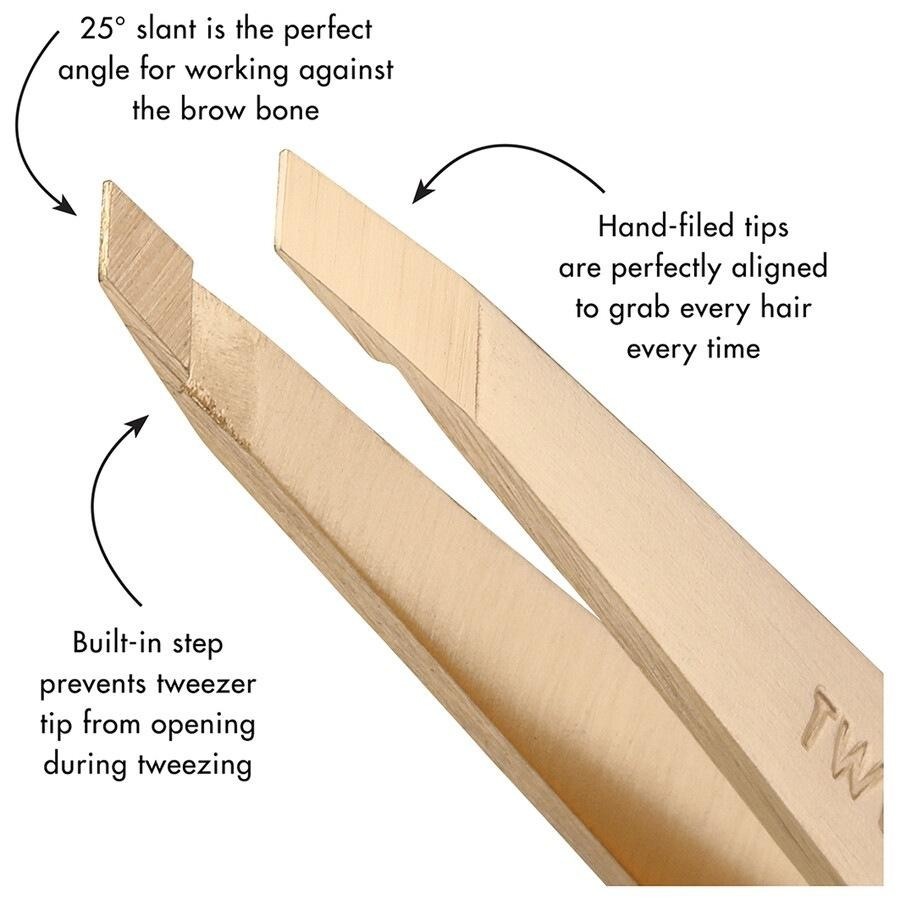 Champagne Slant Tweezer