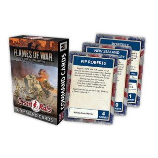 Desert Rats Command Cards (36 Cards) (EN)