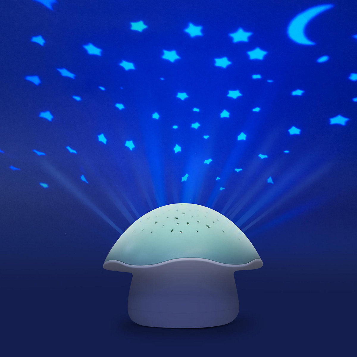 Nachtlicht Starry Mushroom blue, der Sternenpilz