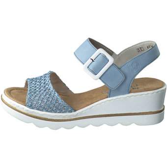Rieker Keilsandale in blau