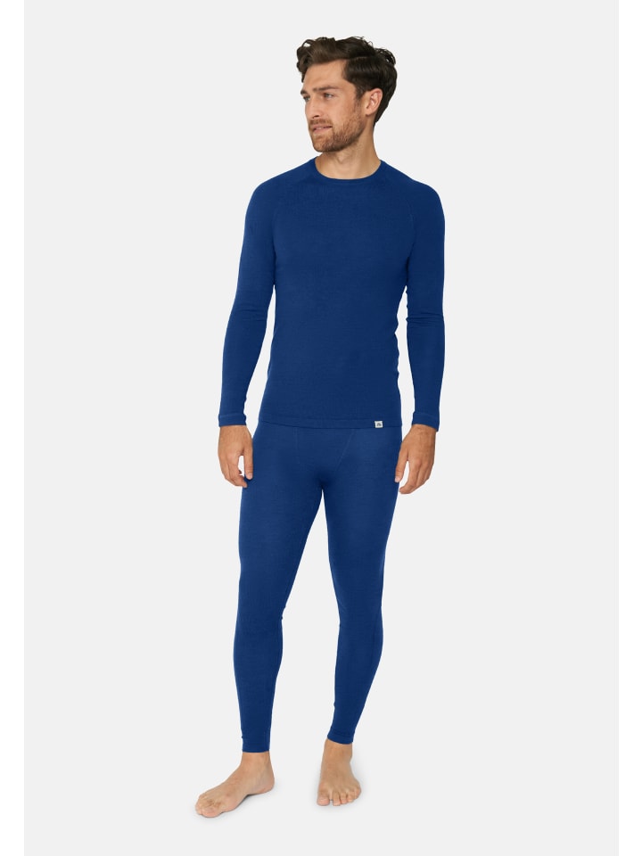 DANISH ENDURANCE Baselayer-Set Merino Baselayer in marineblau günstig kaufen