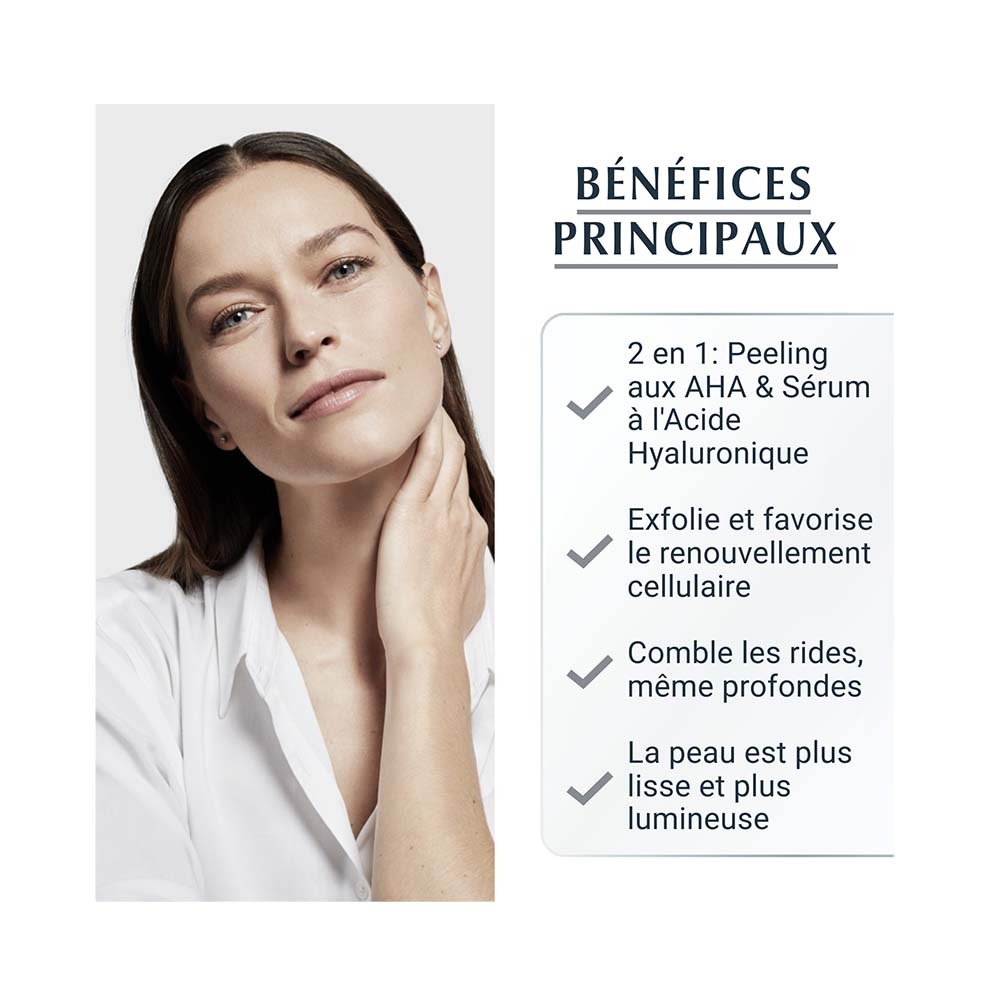 eucerin HYALURON-FILLER + 3x EFFECT Peeling & Sérum Peeling anti-âge et sérum hydratant