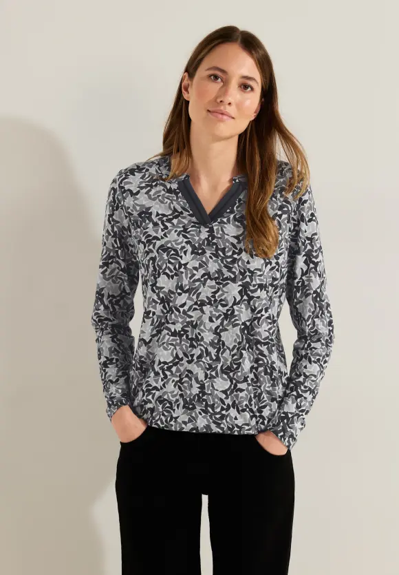 CECIL Tunikashirt mit Minimalprint