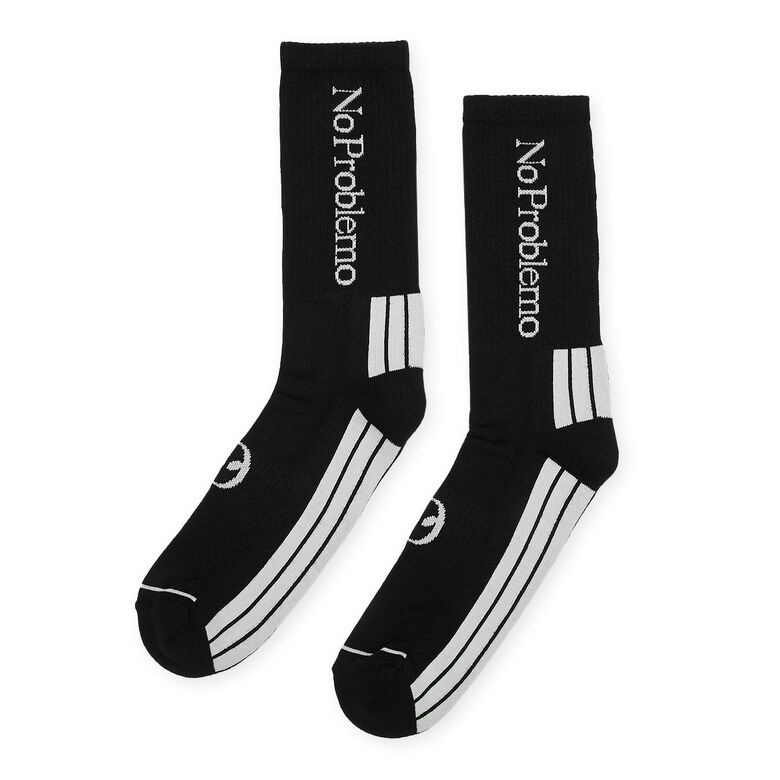 No Problemo Logo Socks black