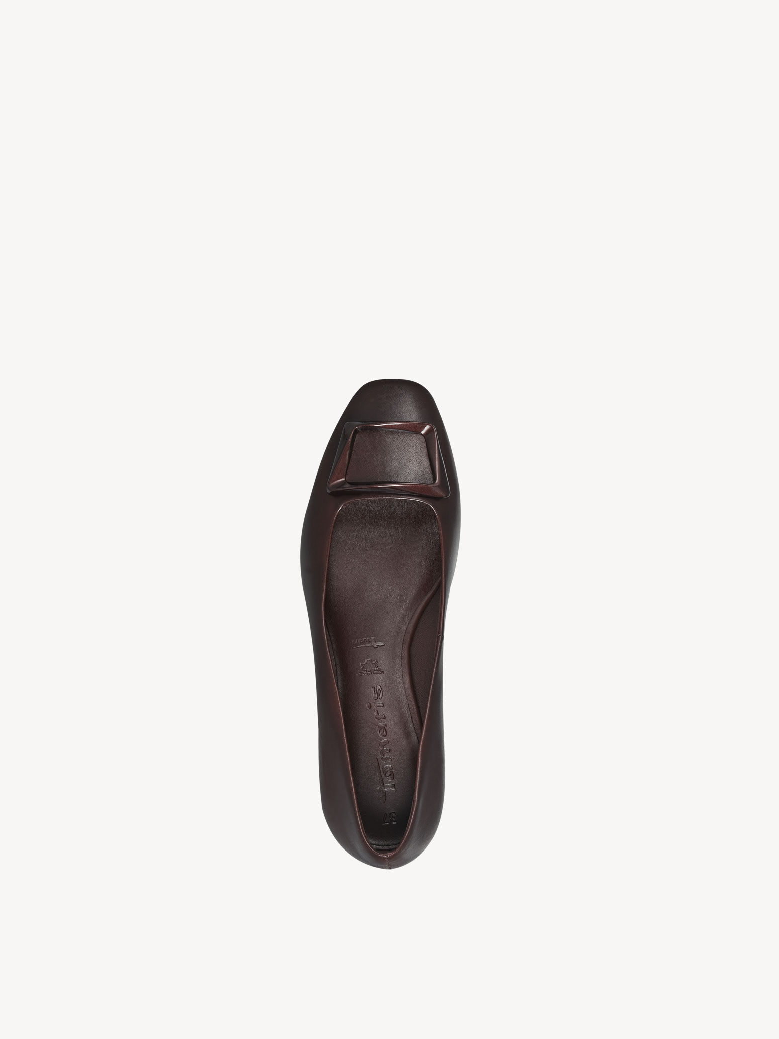 Escarpin en cuir - marron