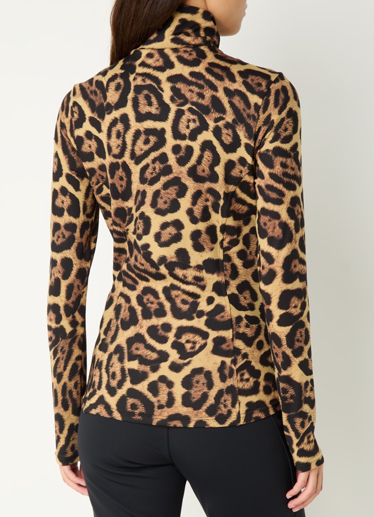 Polia de esqui Goldbergh Leona com estampa de leopardo