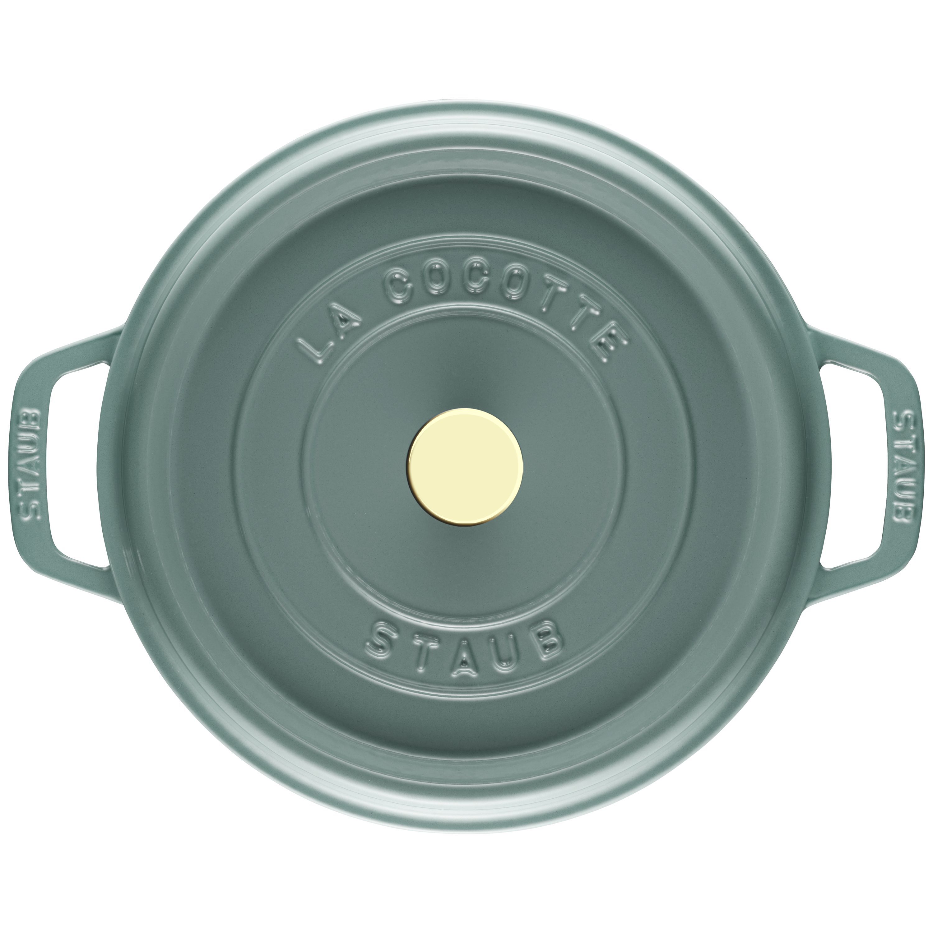 Cocotte 24 cm, rund, Eukalyptus, Gusseisen