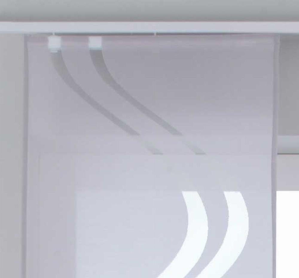 Schiebegardine, Gardinenbox, Klettband (1 St), halbtransparent, Ausbrenner Wellen Paneelwagen 20190418