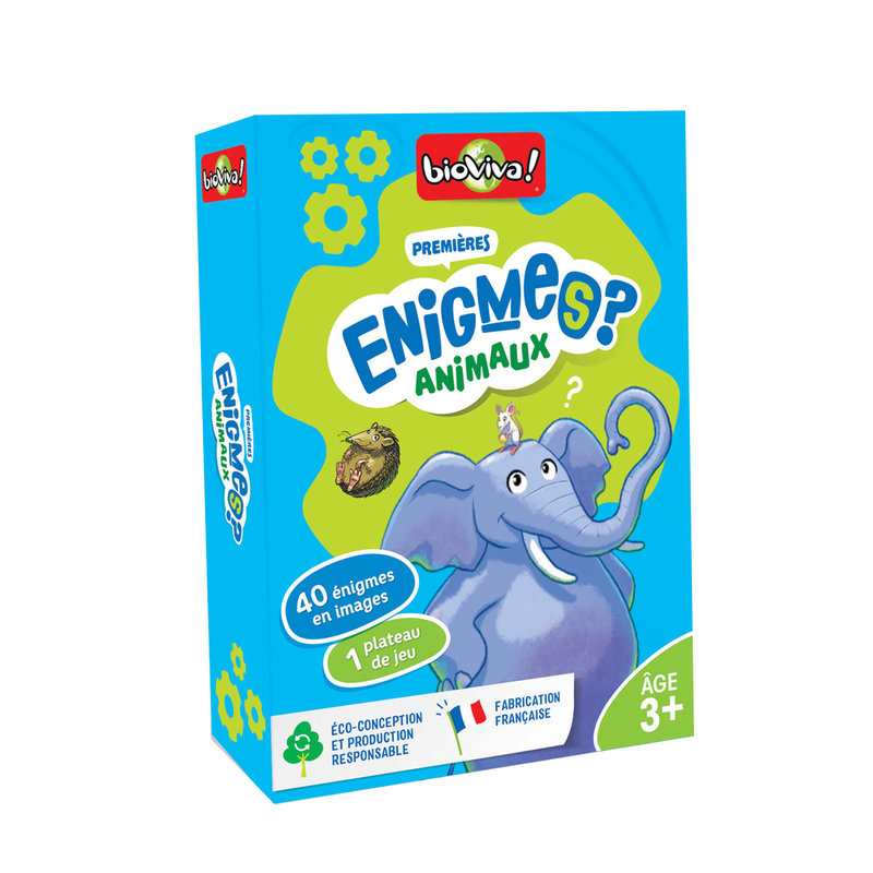 Jeu de cartes Premières Enigmes animaux Bioviva