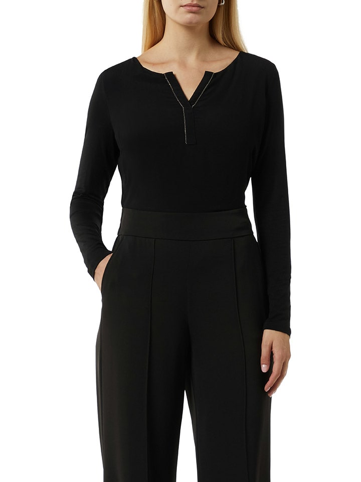 comma Bluse in Schwarz günstig kaufen