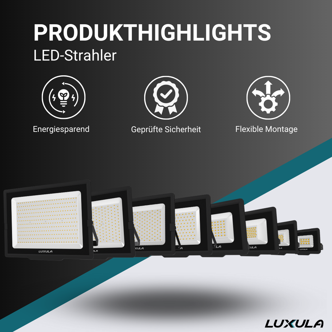 LUXULA LED-Fluter, 50 W, 3000 K