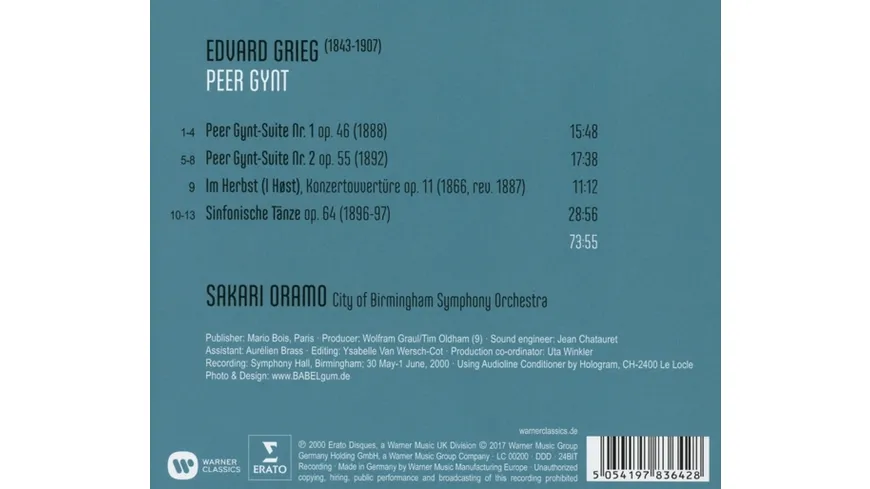 Peer Gynt Meisterwerke