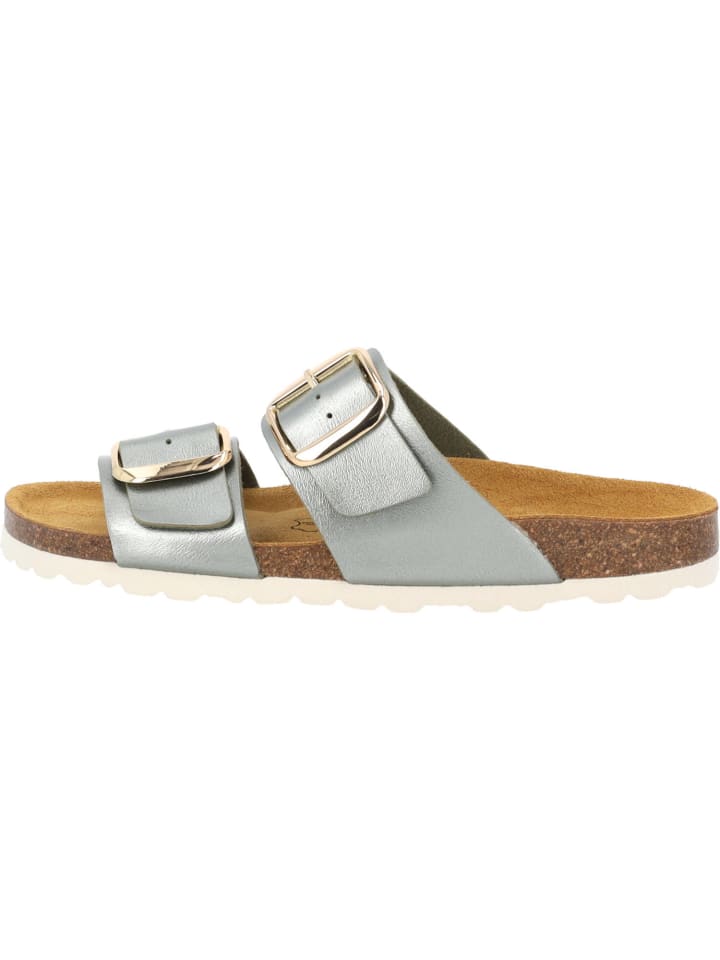 palado Pantoletten in olive metallic günstig kaufen