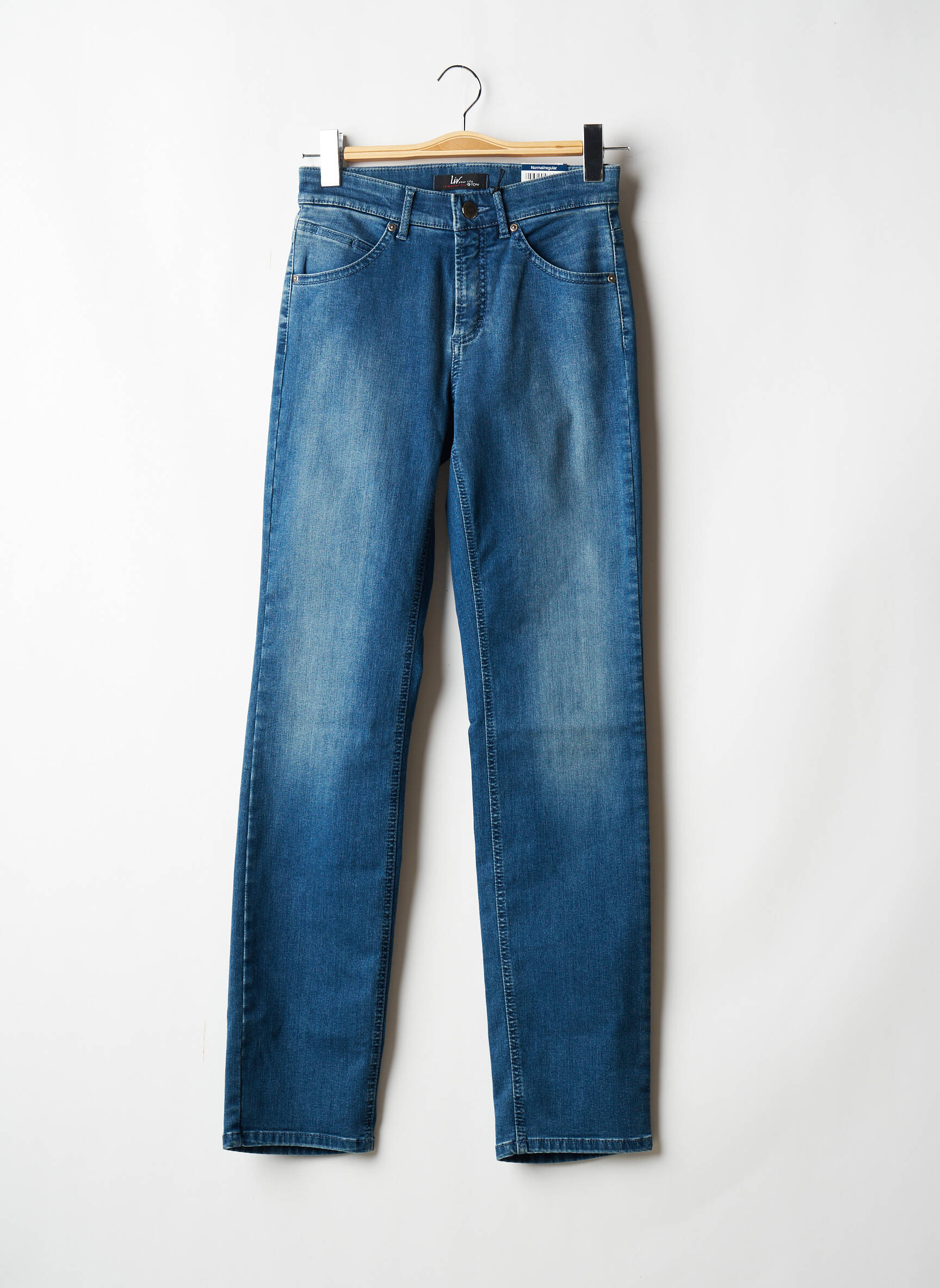 Toni Jeans Coupe Slim Femme couleur bleu