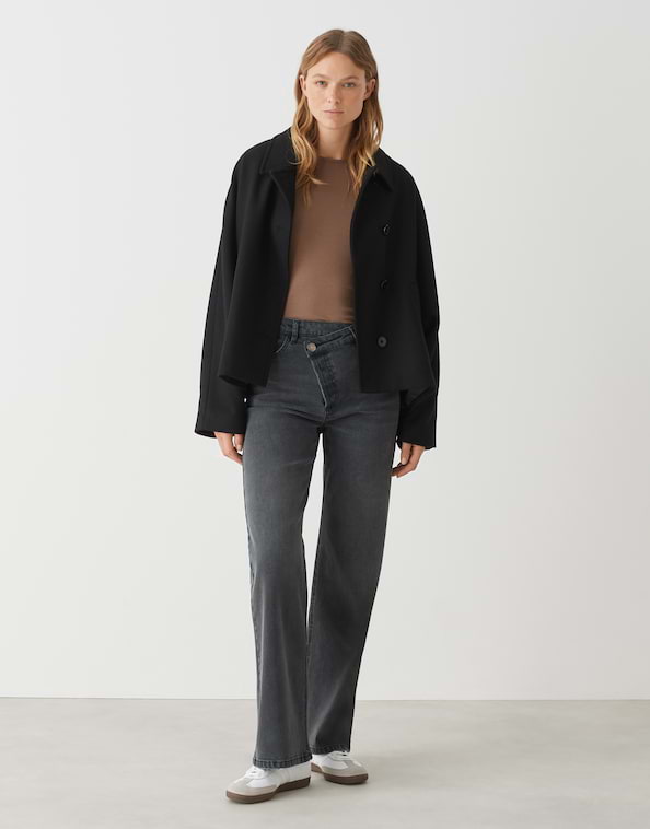 Wide Leg Jeans Marli crisscross