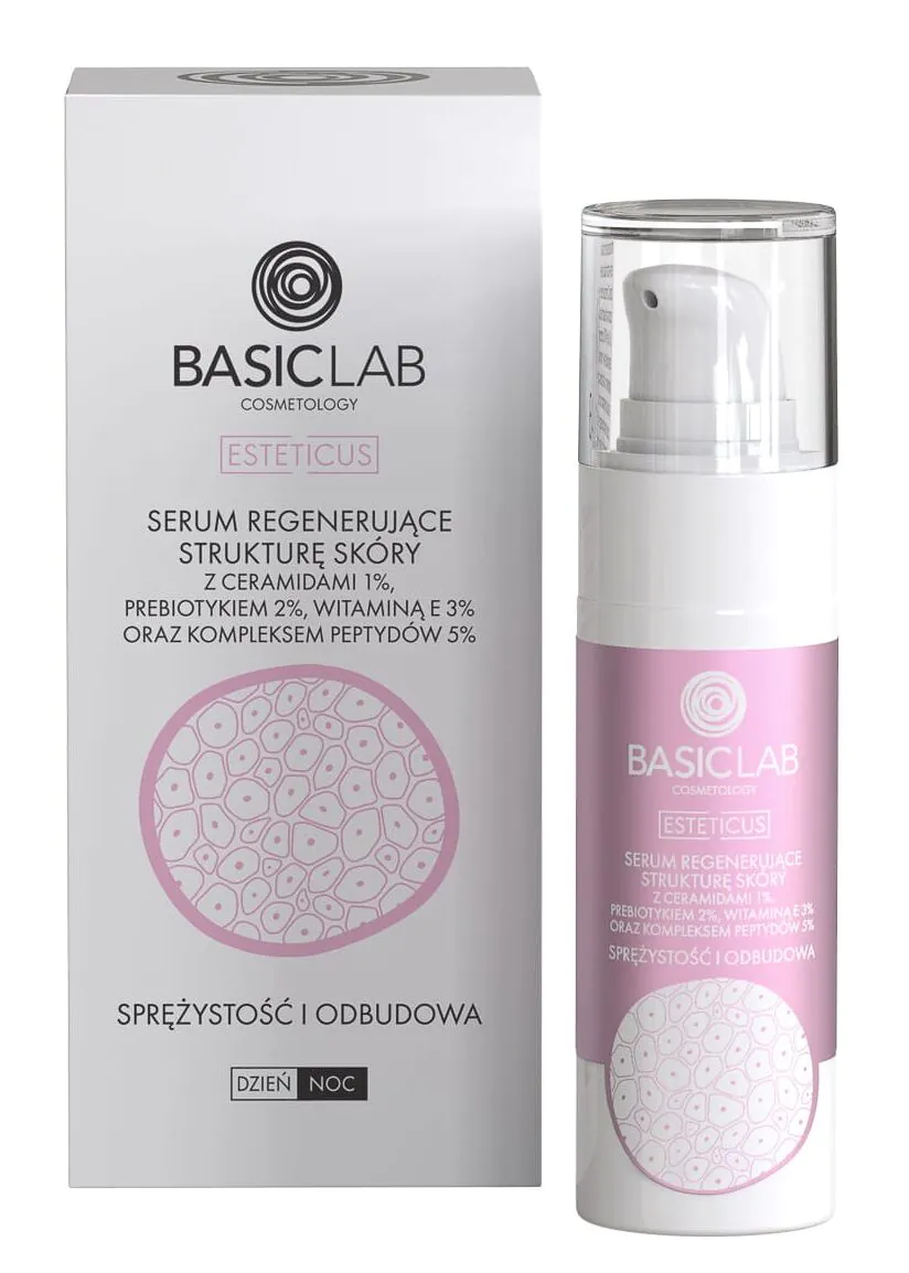 BasicLab Esteticus Regenererende Serum med 5% peptidkompleks