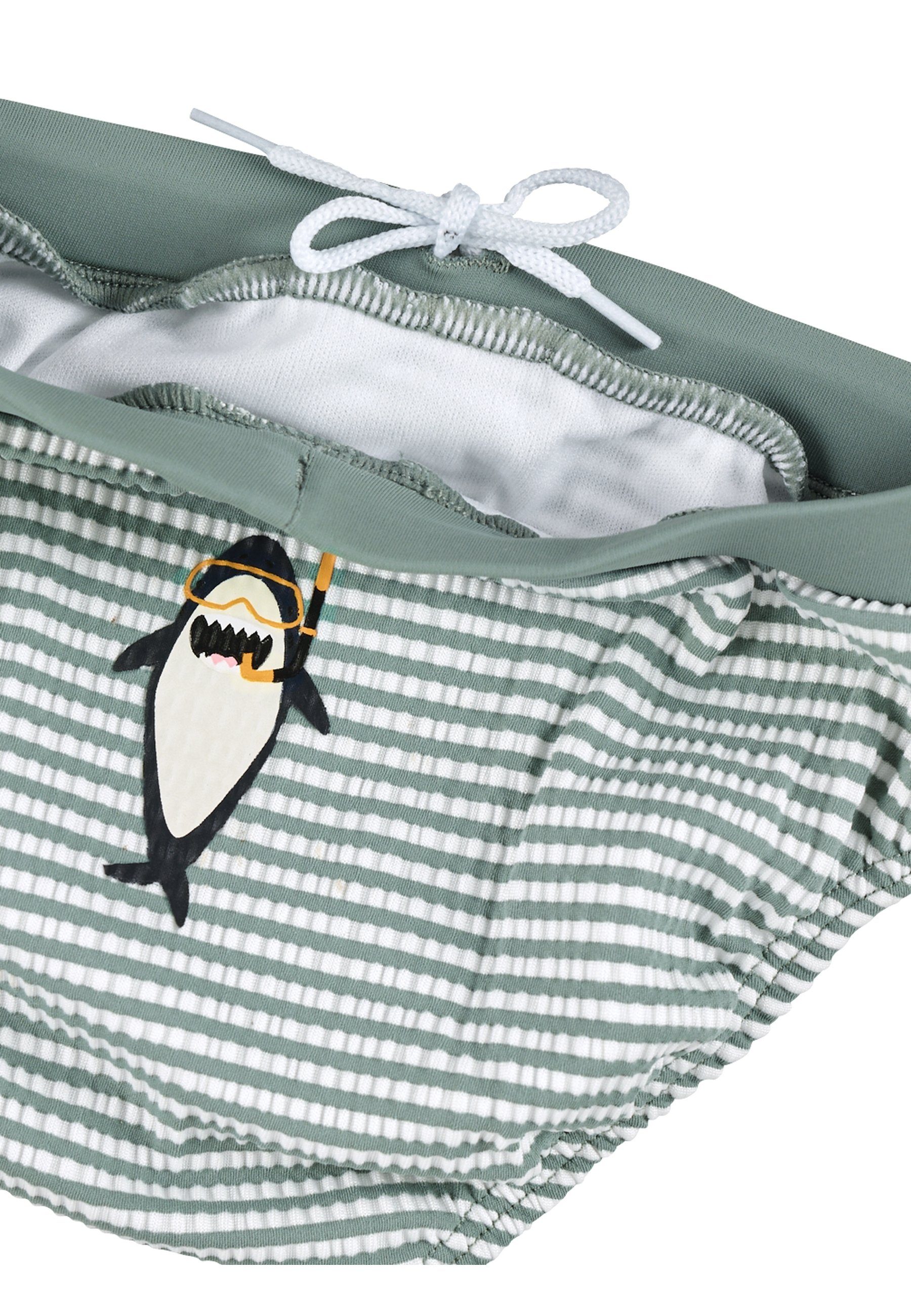 Sterntaler® Badehose Badehose Hai (1-St., Baby Schwimmshorts mit Windelfutter, Badeshorts Kinder) Baby Badehose mit Kordel zur Weitenregulierung, Badepants