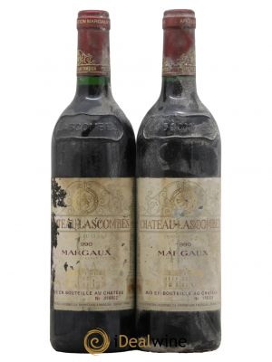 Château Lascombes 2ème Grand Cru Classé  1990 - Lot de 2 Bouteilles
