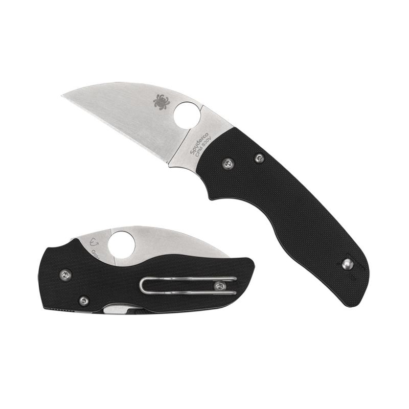 Spyderco LIL' Native Black G10 Plain Wharncliffe C230GPWC